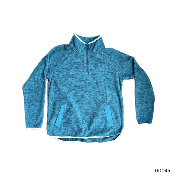 Tek Gear Quarter Zip Pullover (Women's) (M) (Turquoise) - Picture 1 of 2